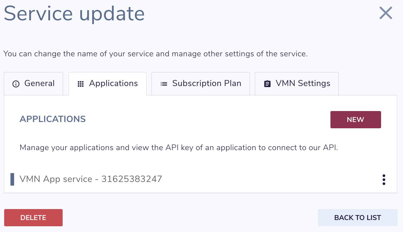 How to configure the VMN app - step 3